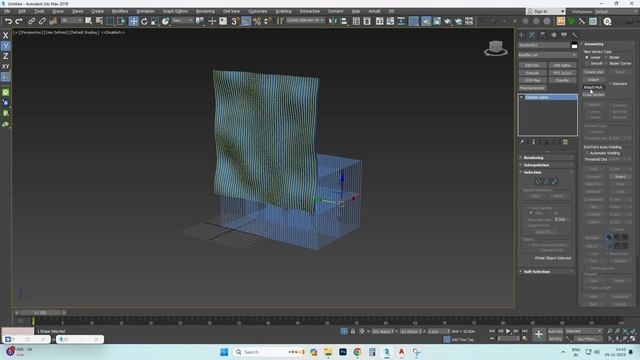 How to make parametric partition wall Using 3ds max. Tutorial video. Spline modeling. Partition wal смотреть онлайн