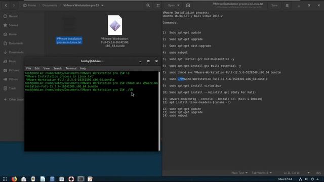 How to Install VMware Workstation 15 on a Physical Linux Machine (Debian 10) смотреть онлайн