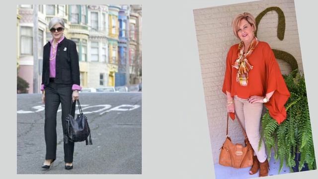 Стиль женщины за 50 | Что надеть женщине за 50 | Красивые женские образы | Красота и Настроение смотреть онлайн