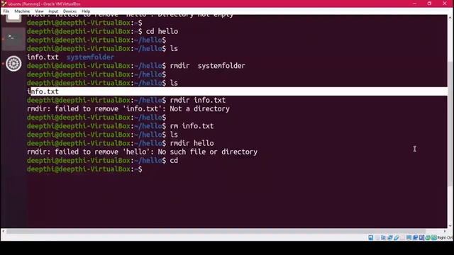 rmdir command (Implementation) | Remove/Delete directory in Linux/Unix смотреть онлайн