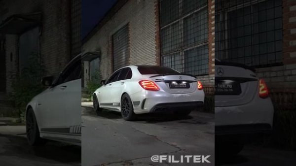 Тюнинг выхлопной системы Mercedes C63 W205