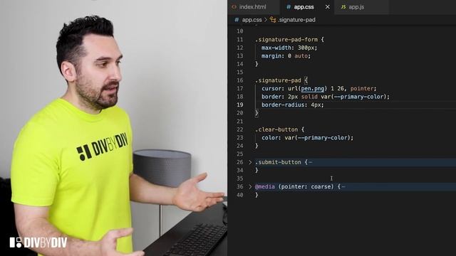 Signature Pad in HTML, CSS, JS and Canvas #2 смотреть онлайн