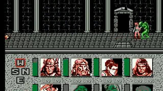 Advanced Dungeons & Dragons - Heroes of the Lance (NES) смотреть онлайн
