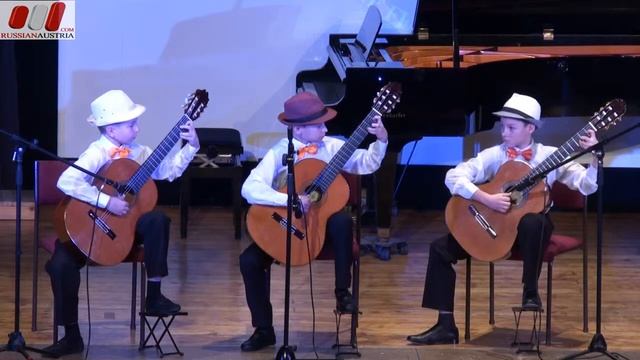 Samba (Guitar). Artem Konovakov, Timofei Molkov, Danila Sotckov. Sarov. Russia. Vienna 2014 смотреть онлайн