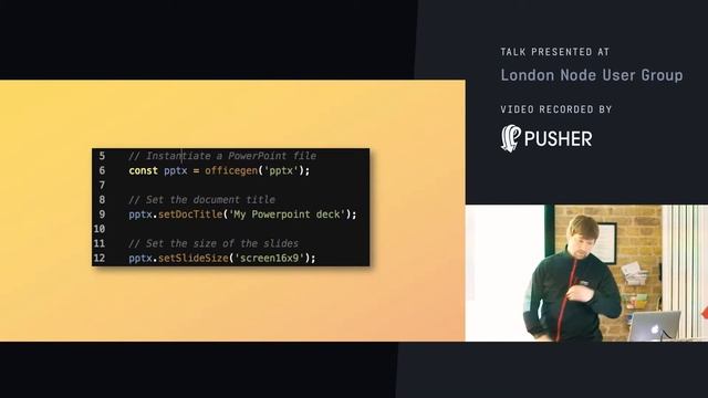 Creating PowerPoint Files with Officegen and Node.js - LNUG - January 2018 смотреть онлайн
