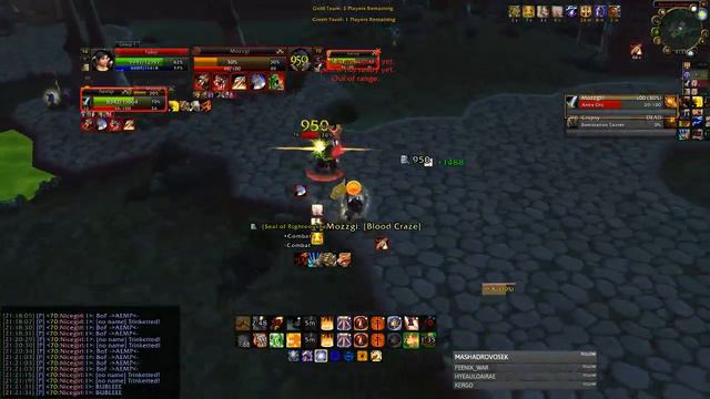 Paladin/Warrior 2v2 1750+ rat смотреть онлайн