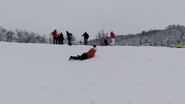 Снег на Ай Петри🏔️ Счастья полные штаны 😂 смотреть онлайн