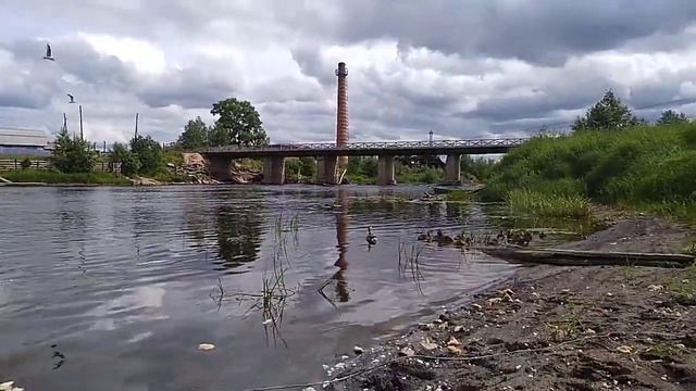Шалакуша,автомобильный мост,река Моша смотреть онлайн