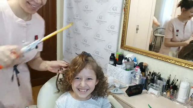 Афро локоны на средние волосы смотреть онлайн