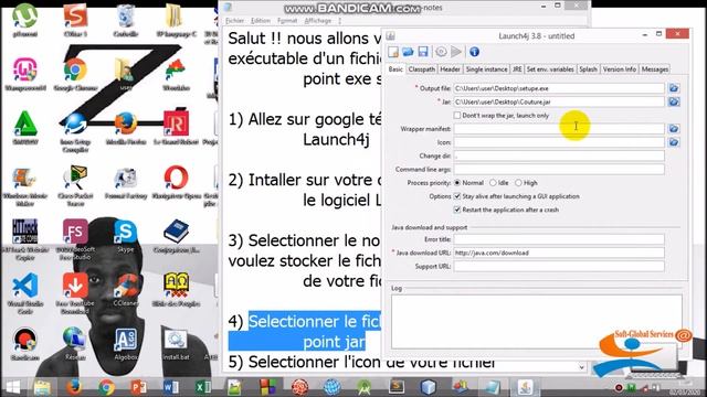 Transformer fichier point jar de Java en point exe смотреть онлайн