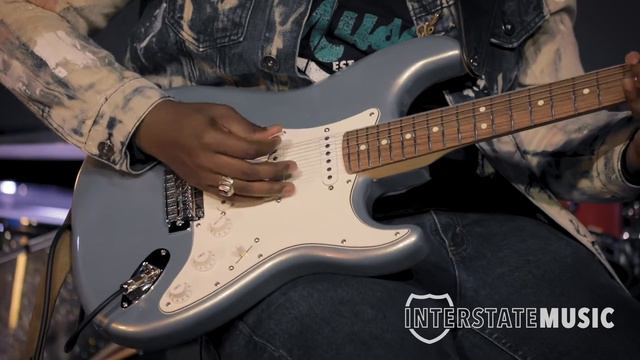 Fender Player Stratocaster Electric Guitar, Silver with Pau Ferro Fingerboard | Interstate Music смотреть онлайн