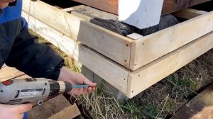Декоративный бюджетный цоколь своими руками