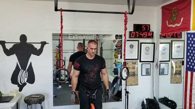 100 pullups +45 lbs in 14:10 смотреть онлайн