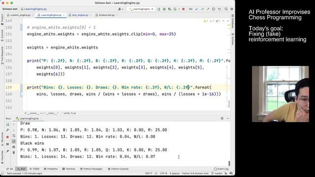 Fixing Bugs in Fake Reinforcement Learning | AI Professor Improvises Chess Programming #11 смотреть онлайн