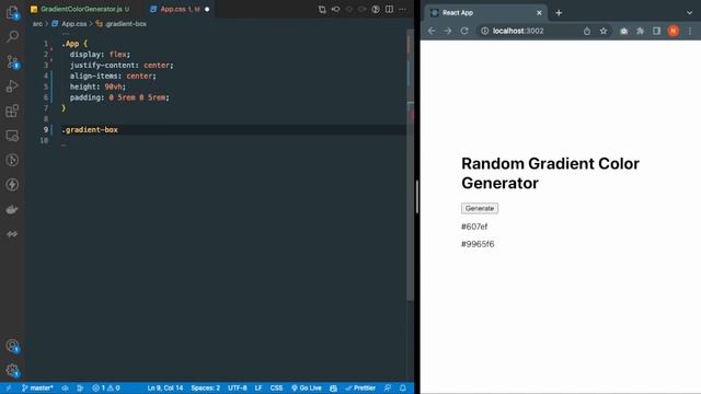 How to Build a Random Color Gradient Generator in 17 Minutes using ReactJS Functional Components смотреть онлайн