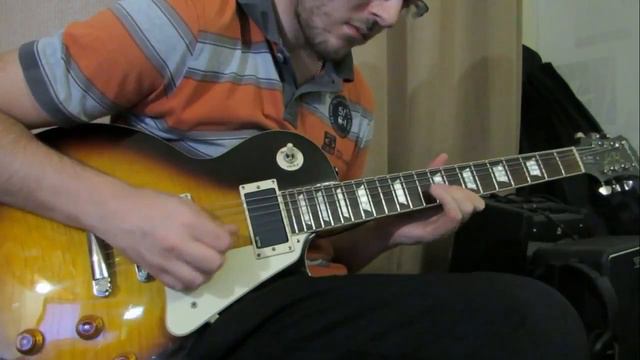 AC DC 'Back in Black' (Full Guitar Cover) Играет: Ученик (Алексей Башкиров) смотреть онлайн