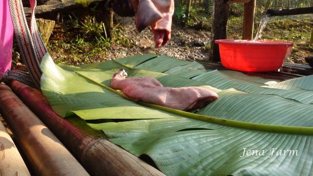 Process Of Making Smoked Meat | Preliminary Recipe & Preservation 365 Days | Jena Farm. Ep.116