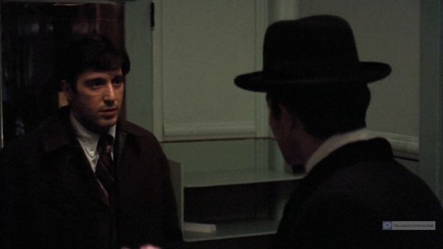 Крестный остался один в больнице - Майкл навещает отца - Крестный отец 1972 смотреть онлайн