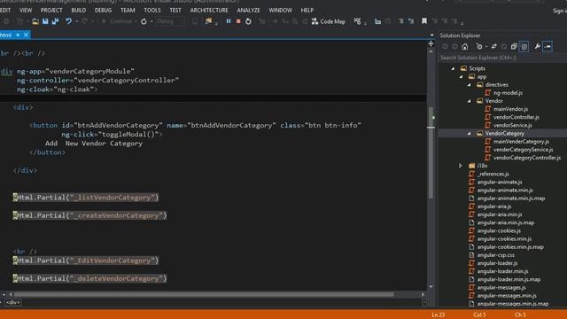 AngularJs ASP NET MVC, EF Sql Server Part V смотреть онлайн