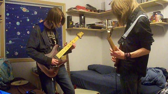 A Gunshot to the Head of Trepidation Dual Solo Guitar Cover смотреть онлайн