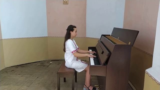 В.Барвінський. Марш. Виконує учениця 6 кл. Снятинської ДМШ Дарина Одинська. смотреть онлайн