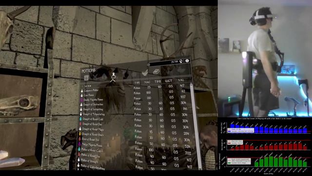 Picking Up Side Quests & Gettin' Steps In - Skyrim VR Livestream with Treadmill & Bow [Episode 131] смотреть онлайн