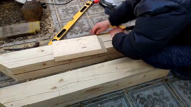 Остался брус 150*150? Сделай это! смотреть онлайн