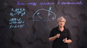 Угол между прямыми в пространстве. 10 класс.