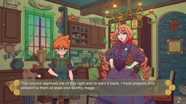 My Aunt is a Witch - Visual Novel - Switch Gameplay смотреть онлайн