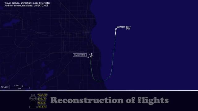 Possible FIRE on the engine | Southwest Airlines Boeing 737-700 | Milwaukee, ATC смотреть онлайн
