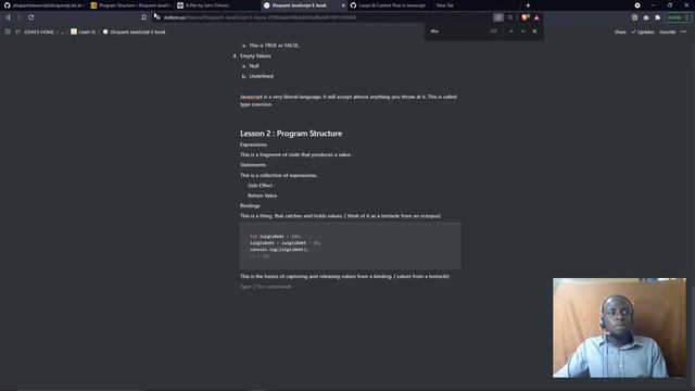 Eloquent Javascript Chapter 1-4 | The Story so far смотреть онлайн