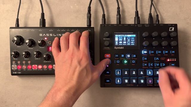 Finding the last ingredient Syntakt + DB-01 Bassline смотреть онлайн