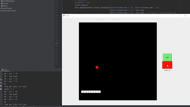 Supra speed python snake (with tkinter) смотреть онлайн