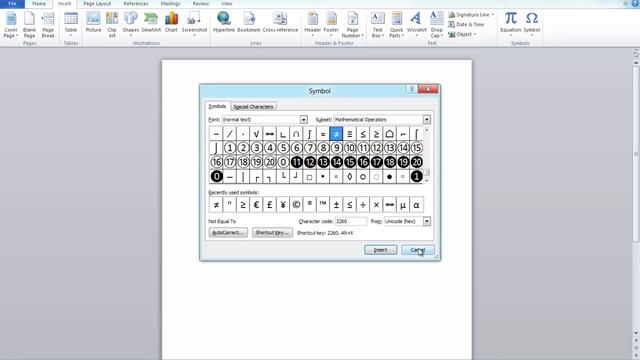 How to insert math symbols in Word 2010 смотреть онлайн