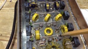 Диапазонные полосовые фильтры (ДПФ) трансивера DM2005, блок A3.