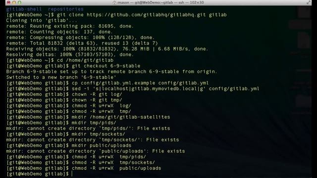 Installing Gitlab Open Source Git Repository Server смотреть онлайн