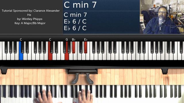 He (by Wintley Phipps) - Piano Tutorial смотреть онлайн