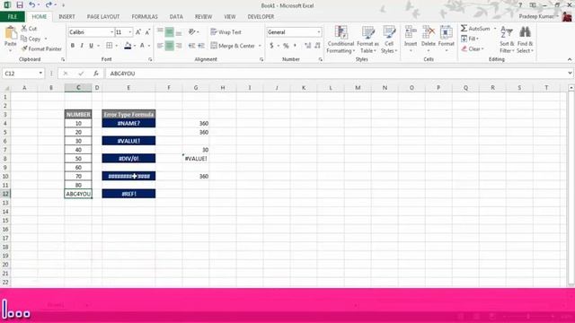 How To Fix Excel Formula Errors #NAME? | #VALUE! | #REF! | #DIV/0! смотреть онлайн