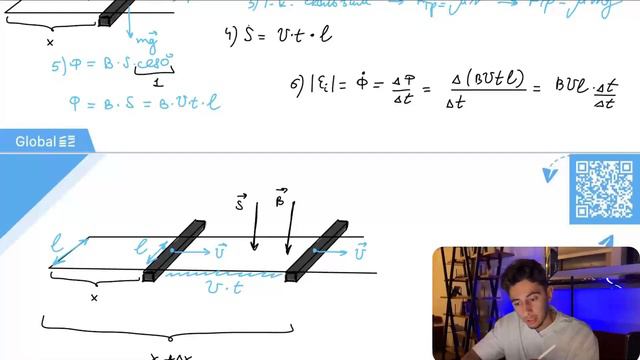 Металлический стержень, согнутый в виде буквы П, закреплён в горизонтальном положении - № смотреть онлайн