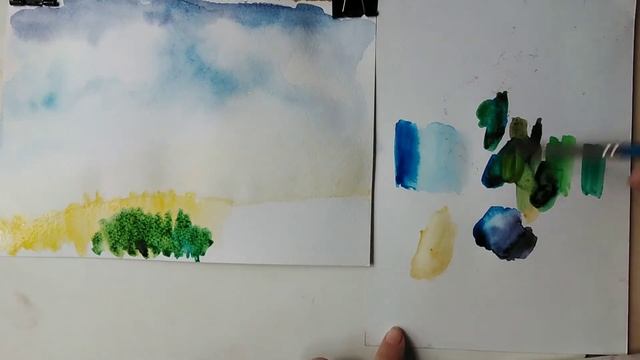 Нужны ли белила в акварели? смотреть онлайн