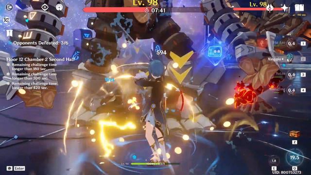 DCKZ Husbando Team / Liyue Assemble l Spiral Abyss 2.8 Floor 12 Full Stars l Genshin Impact смотреть онлайн