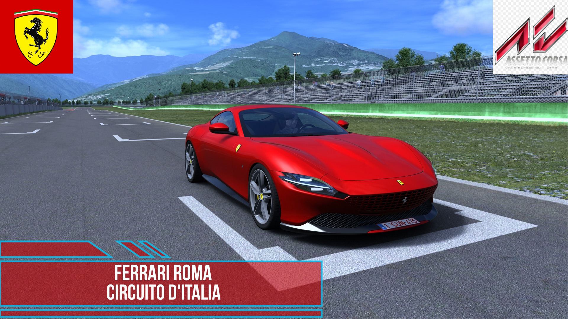 Ferrari Roma - Circuito d'Italia | Assetto Corsa.mp4 смотреть онлайн