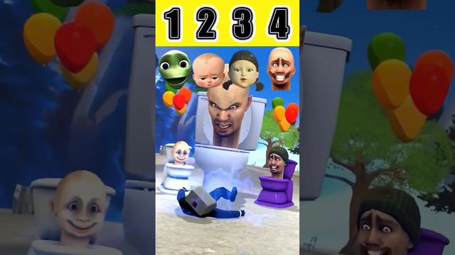 FIND RIGHT VOICE 107 #aliendance #babyboss #skibiditoilet #squidgame смотреть онлайн