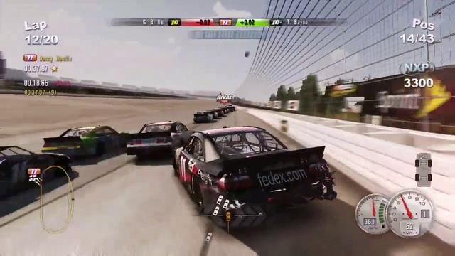 NASCAR The Game 2011 Crashes #2 смотреть онлайн