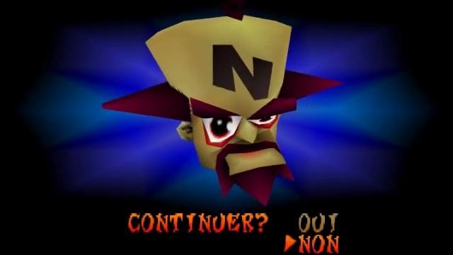 Crash Bandicoot 2 Cortex Strikes Back Game Over смотреть онлайн
