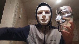 Какие бывают маски анонимуса. #анонимус #маски #анонимусы