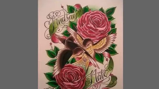 Видео Эскизы татуировок в стиле old school смотреть онлайн