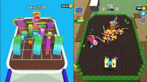 Merge Number Cube: Fam Run VS Merge Monster: Craft Runner