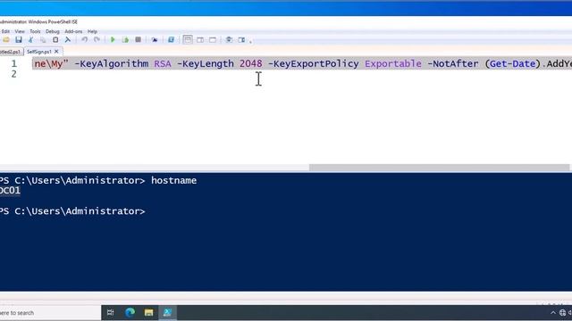 Self-Signed Certificate creation using PowerShell смотреть онлайн
