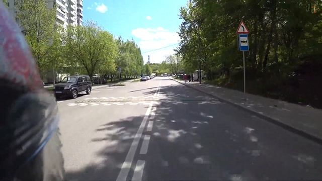 Павел. KTM Duke 390. Первый выезд в город. смотреть онлайн